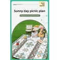 thumbnail image 5 of Manta de pícnic impermeable, tela Oxford, 200 x 150 cm, color verde, 5 of 5