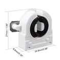 thumbnail image 3 of Unique Bargains 4 Pcs 2A T8 Socket G13 Base Fluorescent Lamp Holder Light Accessory White, 3 of 6