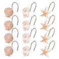 thumbnail image 3 of Juego De Ganchos Colgantes Con Forma De Concha De Estrella De Mar, Juego De Ganchos Colgantes De Acero Inoxidable Para Cortina Yuarrent HA026411-01, 3 of 7