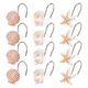 thumbnail image 3 of Juego De Ganchos Colgantes Con Forma De Concha De Estrella De Mar, Juego De Ganchos Colgantes De Acero Inoxidable Para Cortina Minnieouse HA026411-01, 3 of 7