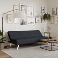 thumbnail image 3 of Serta Convertible Sofa, Futon / Sleeper, Charcoal, 3 of 9