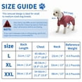 thumbnail image 6 of Unique Bargains Dog Raincoat Waterproof Dog Rain Jacket with Hood Rain Coat for Dogs Reflective Lightweight Dog Rain Coat Large Pink, 6 of 7