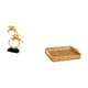 thumbnail image 5 of Figura de delfín,Colección de adornos de escritorio con figuras de delfines,Cestas de almacenamiento,Cestas de almacenamiento de cocina tejidas con asas hechas a mano,Cestas de pan redondas, 5 of 8