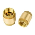 thumbnail image 3 of 1pcs Brass Thread In-Line Spring Check Valve For Water Control Check Valve Water Pump Valve ,Easy to Install, 3 of 6