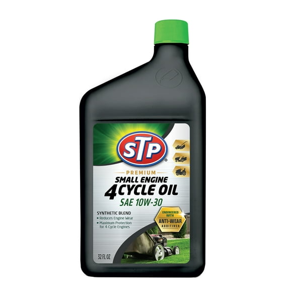 STP Premium Small Engine 4-Cycle Oil SAE 10W-30 (32 Fluid Ounces)
