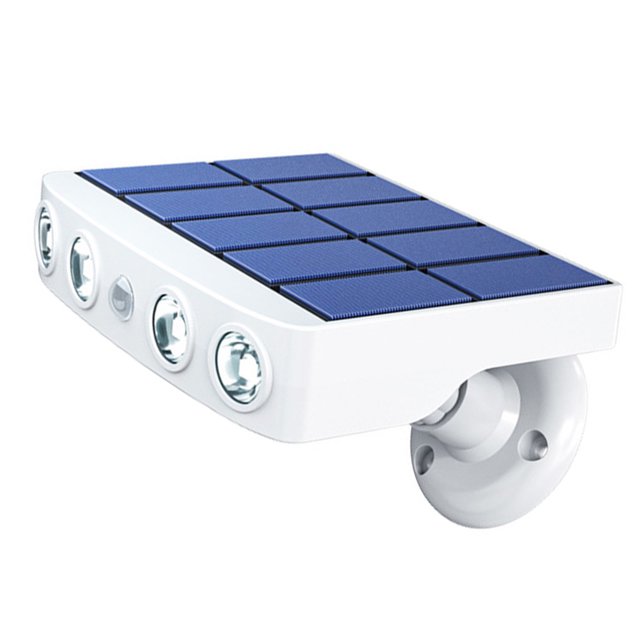 NUEVA luz solar al aire libre sensor de movimiento impermeable jardín LED lámpara solar focos para jardín camino calle luz de pared led Iluminación y accesorios Warmes Licht der weißen Schale Bewildely HA005470-04B