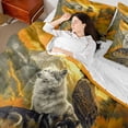thumbnail image 4 of Castle Fairy Boys Girls Safari Wolves Eagle Bedding Comforter Set 7-Piece,Jungle Mountain King Bedding Sets,Woodland Animal Ultra Soft Bed Sheets,Ultra Soft Home Decor,Reversible, 4 of 8