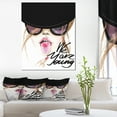 thumbnail image 1 of Jeune Fille Aguichant avec Sucette - Art Moderne sur Toile Portrait, 1 of 3