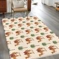 thumbnail image 2 of Kitchen Mats for Floor 3x5 Ft, Camels Palm Trees Non Slip Area Rugs for Kitchen Bedroom Entryway, Summer Tropical Plants Animals Washable Carpet Runner Rug Floor Mats for Bedroom Home Decor, 2 of 8
