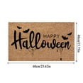 thumbnail image 3 of TIELUTT Halloween Doormat Scary Welcome Door Mats Holiday Party Decorating Throw Blanket Flannel Area Rug for Bedroom Living Room Fuzzy Blanket Set Birch Throw Blanket Floor Rugs for Living Room 10x1, 3 of 5