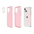 thumbnail image 3 of Glitter Clear Case for iPhone 14, Shining Sparkle Bling Military Grade Soft TPU Anti-Scratch Shockproof Cover Full Coverage Non-Yellowing Non-Slip Translucent Slim Lightweight Case, Pink, 3 of 7