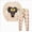 T361-Beige, variant on Long Sleeves Long Pants Homewear And Children Pajama Sets For Boys And Girls Back-To-School Pajamas & Dailywear Set 1T 2T 3T 4T 5T 6T Set 2-3 Years