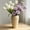 Khaki, variant on Solid color textured vase, Plastic material, 10.24x6.3x6.3in Lightweight Decorative Vase for Fresh & Dried Artificial Flowers, Table Centerpiece for Living Room, Office, Housewarming Gift