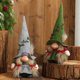 thumbnail image 3 of Bewildely Muñeca sin rostro de Navidad, decoración de escritorio, juguetes para niños, adorno de fiesta decorativo para ventana, mesita de noche, Kits de decoración para fiestas Gris Bewildely HA069092-03, 3 of 6