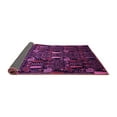 thumbnail image 2 of Ahgly Company Indoor Round Abstract Pink Modern Area Rugs, 6' Round, 2 of 4