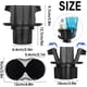 thumbnail image 2 of Portavasos multifuncional 2 en 1 para coche, adaptador de extensión para portavasos, soporte doble para botellas ajustable y giratorio de 360 grados, compatible con la mayoría de los coches., 2 of 5