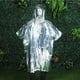 thumbnail image 2 of Chubasquero de emergencia Capucha de película de aluminio Poncho Chubasquero Unisex Suministros de primeros auxilios, 2 of 5