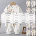 thumbnail image 3 of CAUYDY 3 6 9 12 18 24 Months Baby Girl Going Home Outfit Newborn Clothes Preemie Long Sleeved Sleepers Infant Girls Pajamas Fall Winter Romper Sizes 6-12 Months,Orange, 3 of 5