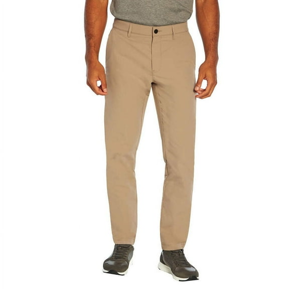 Banana Republic Men's Flat Front Pants (Timber Wolf, 38W x 32L)