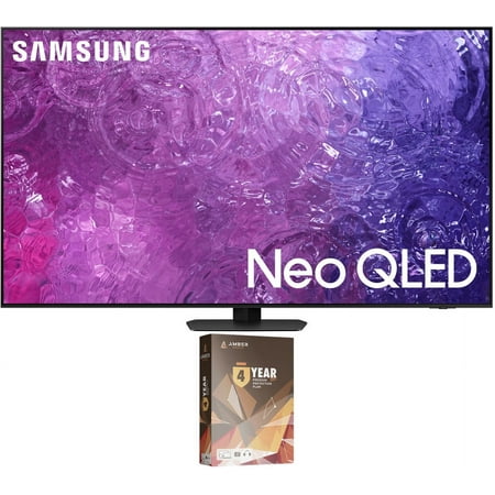 Samsung QN75QN90 75 Inch Neo QLED Smart TV with 4K Upscaling and 4 Year Amber Protection Plan (2023)