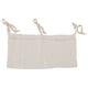 thumbnail image 4 of Bolsa Colgante de Almacenamiento para Cama de Bebé, 2 Bolsillos, Correa Ajustable, Tela de Algodón Puro, lavable, Cómoda para Cuna de Guardería, 4 of 7