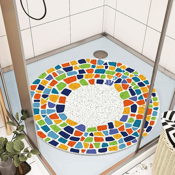 Décor de Jardin Créatif, Carreaux de Mosaïque en Céramique Émaillée Qui Rehaussent Votre Espace Extérieur avec des Designs Vibrants et Antidérapants, Parfaits pour les Projets de Patio, de Cour et de Bricolage à la Maison (90x90 cm)