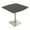 Asian Night w/Silver Base, variant on 45" Small Boat Bistro Height Table Square Metal Base Bar Table