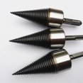 thumbnail image 3 of Firewood Log Splitter, 3pcs Drill Bit Removable Cones Kindling Wood Splitting logs bits Heavy Duty, 3 of 8
