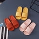 thumbnail image 5 of Zapatillas de casa de moda para hombres y mujeres, chanclas antideslizantes de suela suave ligera de EVA para interiores, sandalias de baño casuales Y2k, 5 of 7