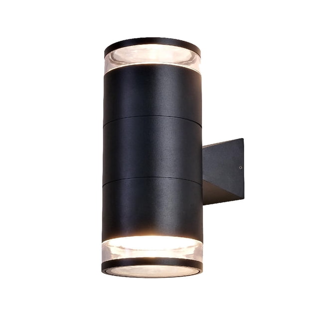 Lámpara de Pared Arbotante LED TECNOLITE Exterior Luz Cálida Negro
