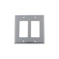 thumbnail image 2 of Nostalgic Warehouse 719846 New York Switch Plate with Double Rocker, Bright Chrome, 2 of 3