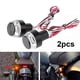 thumbnail image 2 of 2pcs 12V Motorcycle LED Handlebar End Turn Signal Light Red Blue Handle Grip Bar Blinker Side Marker Lamp Lighting, 2 of 5