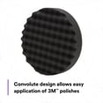 thumbnail image 3 of 3M Perfect-It 05738 Single Sided Polishing Pad, 8 Inch, Hookit, Foam Pad, Black, 3 of 6