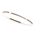 thumbnail image 4 of Here's a polished product description for your **Stylish White Dress Belt For Women**:\n\n \n\n**Elegant White Dress Belt for Women – Chic Waistband, 4 of 4
