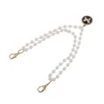 thumbnail image 1 of Ofertas Únicas 1 Pc Correa de Bolso de Doble Capa con Colgante de Perlas y Lazo para Citas en Tono Dorado de Metal y Plástico, 1 of 5