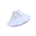 thumbnail image 4 of facefd Jupon en Tulle Superposé pour Femme, Crinoline en Mousseline pour Robe de Soirée Cosplay, Blanc, 4 of 9