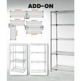thumbnail image 3 of Quantum Storage Systems Shelving Unit, Solid in Stainless Material, Stainless Color, 3 of 4