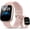 Pink, variant on Smart Watch Fits for Android and IPhone, Smartwatch for Women Men with Alexa Built-in, 1.83" HD Touchscreen Fitness Tracker 120 Plus Sports Mode, Smart Watch with Bluetooth Call, IP68, for Gift Black