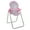 Pink, variant on Cotton Candy Pink Foodie Doll Highchair in Grey Polka Dots, Fits Dolls Up to 21"