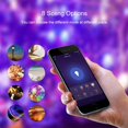 thumbnail image 4 of Ampoule Intelligente Compatible avec Alexa Google Home Siri Raccourci Base E12 B10/B11 WiFi-Bluetooth Candélabre Ampoule LED Changeant de Couleur Dimmable Ampoules Lustre 360 lm 35w Équivalent Lot de 4, 4 of 5