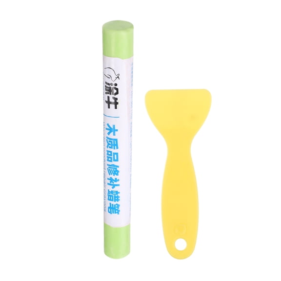 Uxcell Wood Filler Sticks Wood Furniture Scratch Repair Touch Up, Light Green