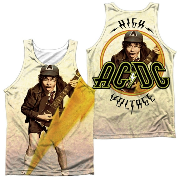 Men's AC/DC Higher Voltage Mens Tank XX-Large White