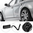 thumbnail image 3 of 20 Pies 6m Longitud Coche Puerta Borde Guardias Protector Caucho U Forma Negro, 3 of 7