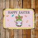 thumbnail image 3 of Lindo gnomo de Pascua feliz, rosa, amarillo con lunares blancos, letreros de metal vintage, letrero decorativo de Pascua de primavera, cartel de metal de 8 x 12, 3 of 6