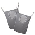 thumbnail image 3 of LaundryMate LM3132 - 2 Pack Laundry Hook, Door-Hanging Laundry Hamper with Stainless Steel Hooks (Two For The Price Of One), 3 of 9