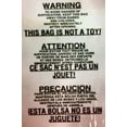 thumbnail image 2 of 100 Piece Self Seal Suffocation Warning Combo Pack 1.5 mil Poly Bags: 4 Sizes. 25 Each: 6x9, 8x10, 9x12, 11x14, 2 of 2