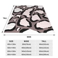 thumbnail image 6 of Cheetah Print Pattern Throw Blanket, Super Soft Anti-Pilling Flannel Bed Blankets, 60"x50", 6 of 8