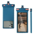 thumbnail image 3 of QUANFENG QF Waterproof Phone Pouch IPX8 Cellphone Dry Bag Underwater Beach Essentials for Water Sports, Travel- Blue, 3 of 5
