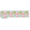 thumbnail image 2 of Ambesonne Floral Fabric by the Yard Upholstery, Tropical Hibiscus Blossom, 10 Yards, Fern Green Pale Pink, 2 of 4
