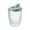 dark blue cover-350ML, variant on Thermal Insulation Glass Tumblers Double Walled Construction Spill Resistant Lid Hot Cold Beverage Container 3 Capacities